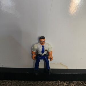 Vtg Imaginext Policeman / Police Officer / Cop / Chief 2 1/2" Figure Rare